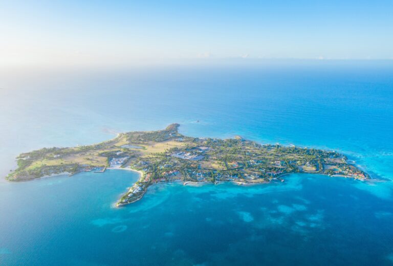 Jumby Bay Island - Ariel View